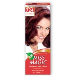 Гель-краска д/вол Miss Magic №724 красное дерево