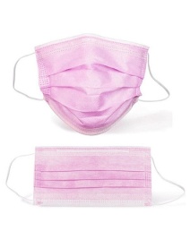 BEAJOY Маска 4-х сл. 50шт.розовая