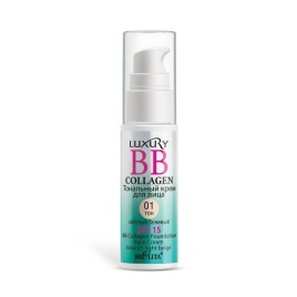 LUXURY Крем тон. ВВ-COLLAGEN тон 01 св.беж 25мл.