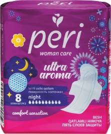 PERI Прокл.гиг.8шт.Ultra Aroma Night хлопок