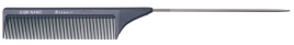 DEWAL CO-6138-NANO Расческа рабочая метал.хвост антистатик черная 21,5см