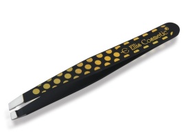 ELLIS/022 RP Пинцет с гологр.рис.золото