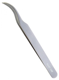 SS АТ-9929 Пинцет игла д/наращ.ресн. изогн. утолщ.