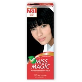 Гель-краска д/вол Miss Magic №731 черный жемчуг