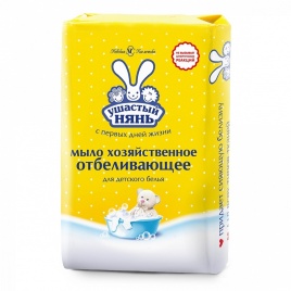 УШАСТ. НЯНЬ мыло отбелив. эффект 180гр
