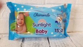 SUNLIGHT BABY Салф.влажн.17шт.Blue