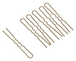 DEWAL SLT45V-3/60 Шпильки коричн.волна 45мм 60шт.мягкие