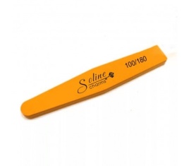 SOLINE Пилка-баф ромб 100/180 оранж. (10шт.в уп.)