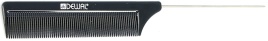 DEWAL CO-6105 Расческа рабочая Эконом с метал.хвостиком черная 20,5см