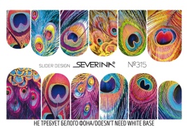 S-A Слайдер-дизайн водные на весь ноготь №315