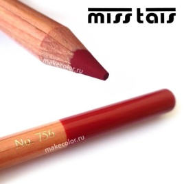 Мисс Таис Кар-ш д/губ дер.№756 ярко-красный
