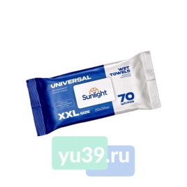 SUNLIGHT Салф.влажн.70шт.XXL Universal