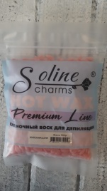 SOLINE Воск (пленочн.) гранулы PREMIUM 100гр. Marshmallow