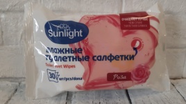 SUNLIGHT Салф.влажн.30шт.Туалетные
