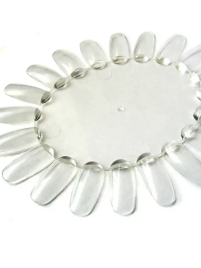 SOLINE  Палитра-ромашка (комп.5ромаш и 100 ноготков)  прозрачная