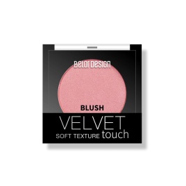 БЕЛ ДИЗ Румяна для лица Velvet Touch 3,6г (104) роз.беж