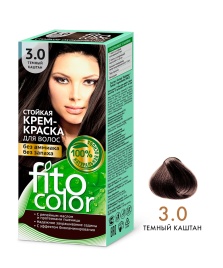 Fitocolor Кр-кр д/вол 115мл 3.0 Темный каштан