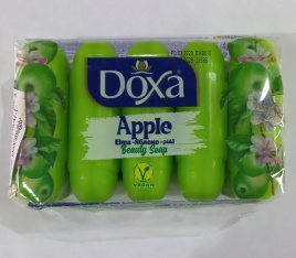 DOXA Мыло туалет.экопак 5х55г Яблоко