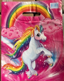 Пакет с вруб.ручк.30х40 ЕДИНОРОГ (50)