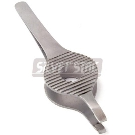 SS АТ-966 Пинцет косой с площадкой