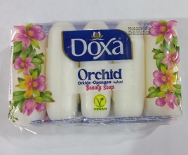 DOXA Мыло туалет.экопак 5х55г Орхидея