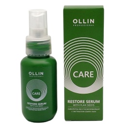 OLLIN CARE Сыворотка  восст. с экстр. семени льна.50мл 