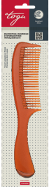 TOGU 1201 Гребень пласт.с ручк.микс 200мм