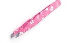 SS АТ-9906 Пинцет косой цветн.. 