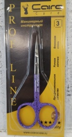 СС  С-309 Ножницы для кутикулы фиолет изогнутые