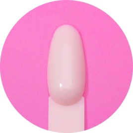 SOLINE  Палитра на кольце 50 ноготков форма миндаль молочная