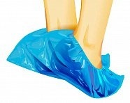 WL Бахилы п/э голубые (эконом) (50 пар)