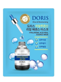 JIGOTT Маска ткан. DORIS HYALURONIC ACID REAL ESSENCE MASK, 25мл Гиалурон