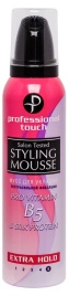 Prof Touch Мусс д/волос 150мл Pro vitamin B5 & Silk protein экстрасильн.фикс.