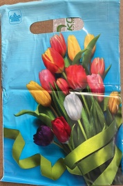 Пакет с вруб.ручк.20х30"ТЮЛЬПАНЫ"(100)