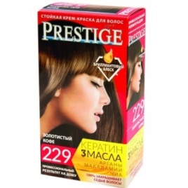 ПРЕСТИЖ Краска д\волос 229 золотистый кофе