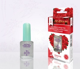 S-A №501 Экспресс-ср-во д/сушки  с блестками серебро.