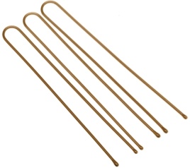 DEWAL SLT60P-3/24 Шпильки коричн.прямые 60мм 24шт.мягкие