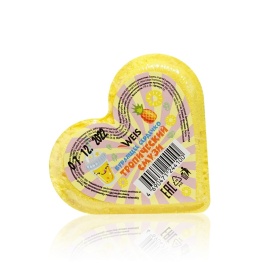 WEIS Для ванны сердечко "Тропический смузи" 110г.