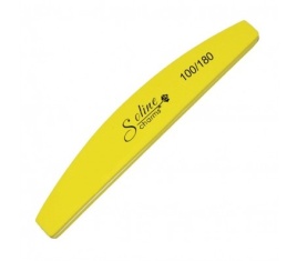 SOLINE Пилка-баф лодка 100/180 желтая (10шт.в уп.)
