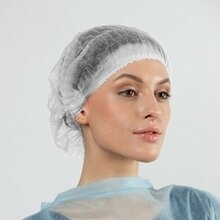 WL Шапочка-клип бел.(50)