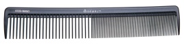 DEWAL CO-6039-NANO Расческа рабочая комбинир.широк.антистатик черная 21,5см