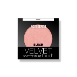 БЕЛ ДИЗ Румяна для лица Velvet Touch 3,6г (101) нежный персик