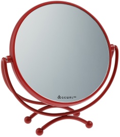 DEWAL MR-320red Зеркало в красной оправе пласти/металл 18,5х19см