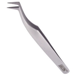 SS АТ-996 Пинцет игла д/наращ.ресниц изогнут.