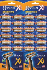 VENZI Станок бритв.однораз.X 3