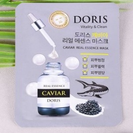 JIGOTT Маска ткан. DORIS CAVIAR REAL ESSENCE MASK, 25мл Икра