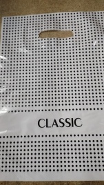 Пакет с вруб.ручк.30х40 "Горошек" (50)