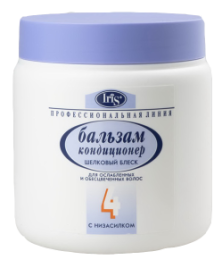 IRIS ПРОФ.ЛИН.Б-м конд. 500мл "№4" Шелк.блеск д/ослабленных*