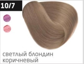 OLLIN Крем-кр д/в 100мл 10/7 св.блонд корич.