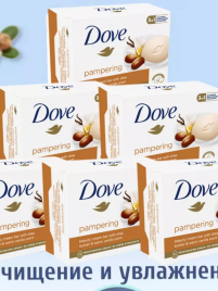 DOVE Крем-мыло 135г Масло ШИ/Ваниль